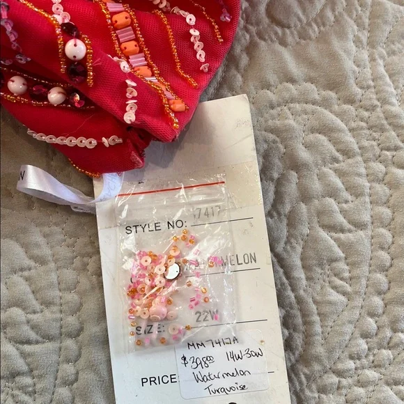 🆕 Rachel Allan Perfect Angels Beaded Halter A-Line Gown Prom Dress size 22 - Picture 14 of 14